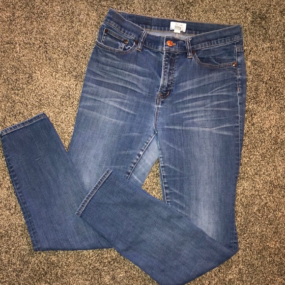 J. Crew Denim - J. CREW LOOKOUT HIGH RISE SKINNY JEANS 29